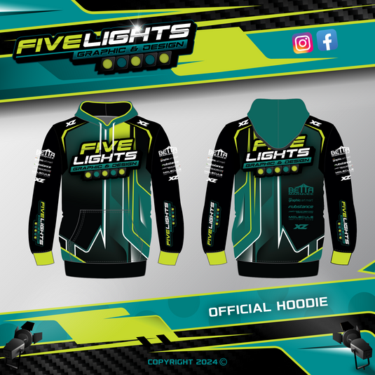 OFFICIAL FIVE LIGHTS HOODIES