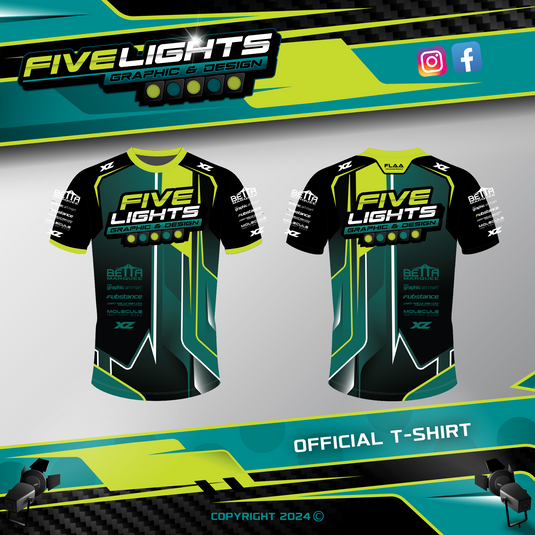 OFFICIAL FIVE LIGHTS T-SHIRT