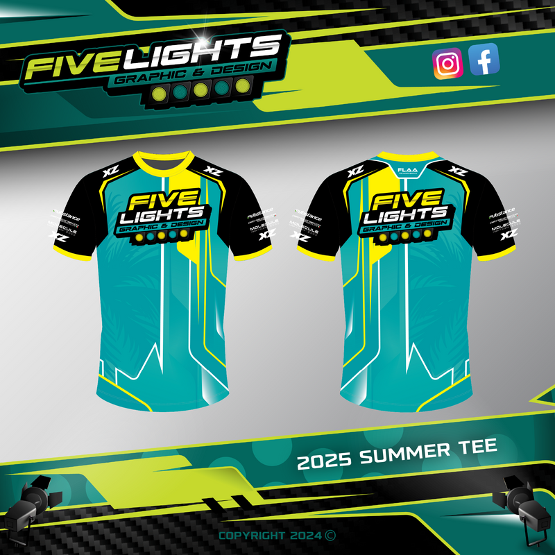 Load image into Gallery viewer, 2025 FIVE LIGHTS SUMMER TEE
