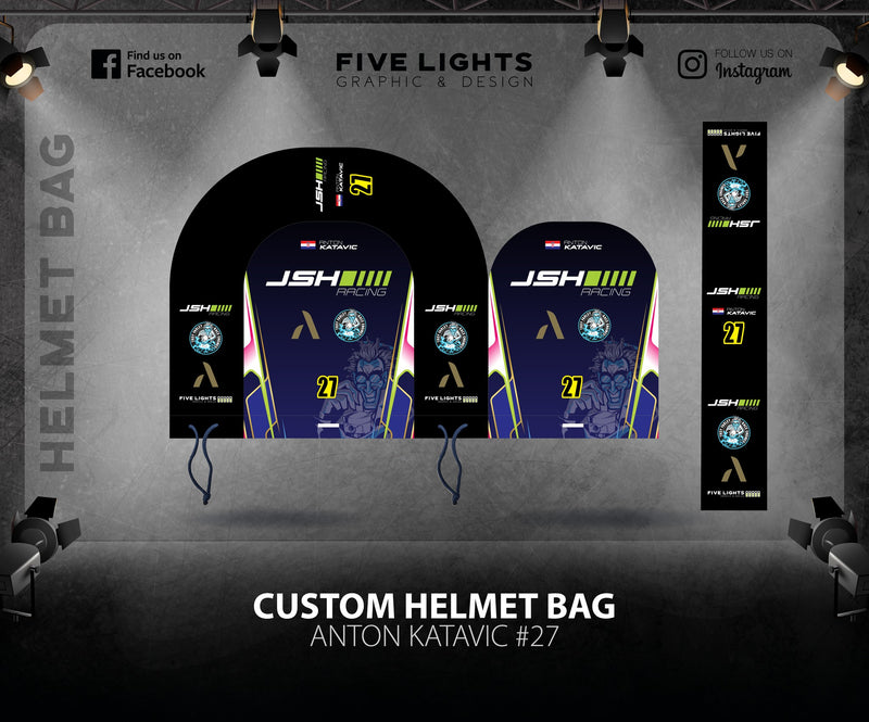 Load image into Gallery viewer, Custom Soft Touch Helmet Bags
