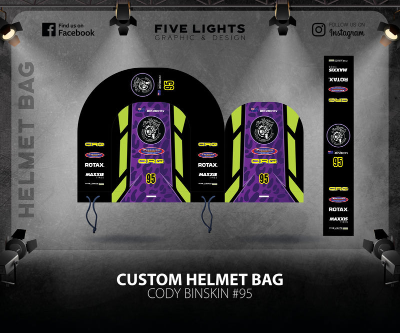 Load image into Gallery viewer, Custom Soft Touch Helmet Bags
