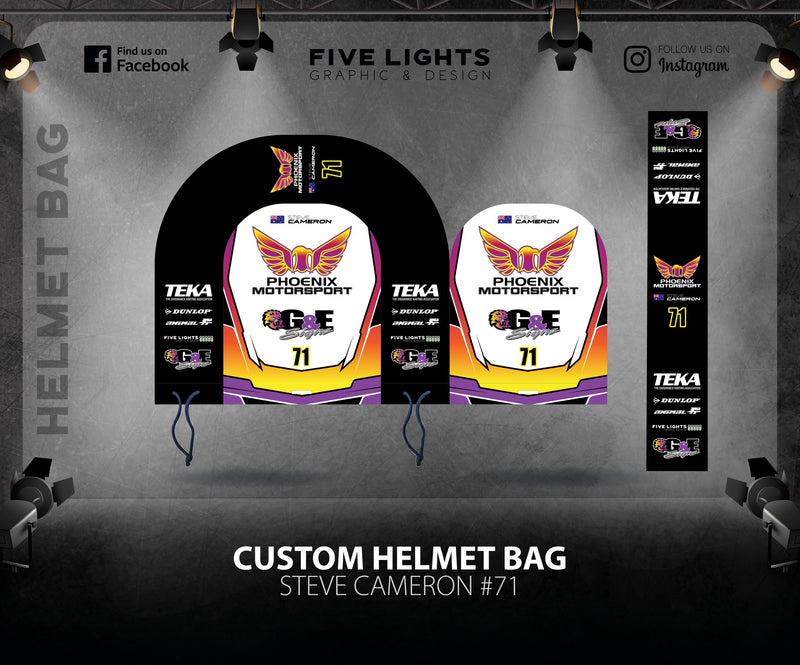 Load image into Gallery viewer, Custom Soft Touch Helmet Bags
