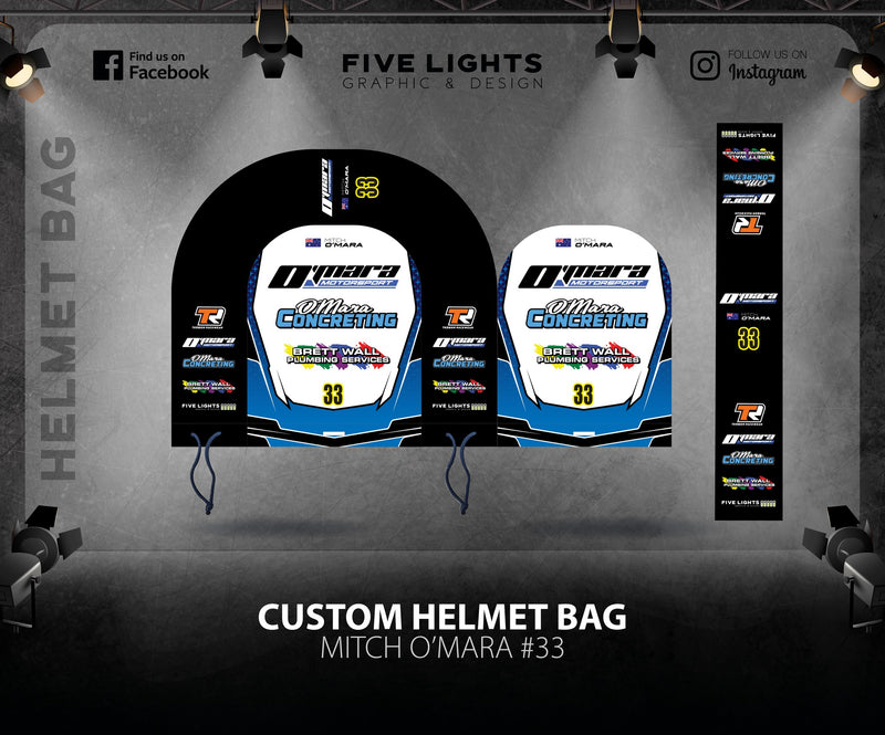 Load image into Gallery viewer, Custom Soft Touch Helmet Bags
