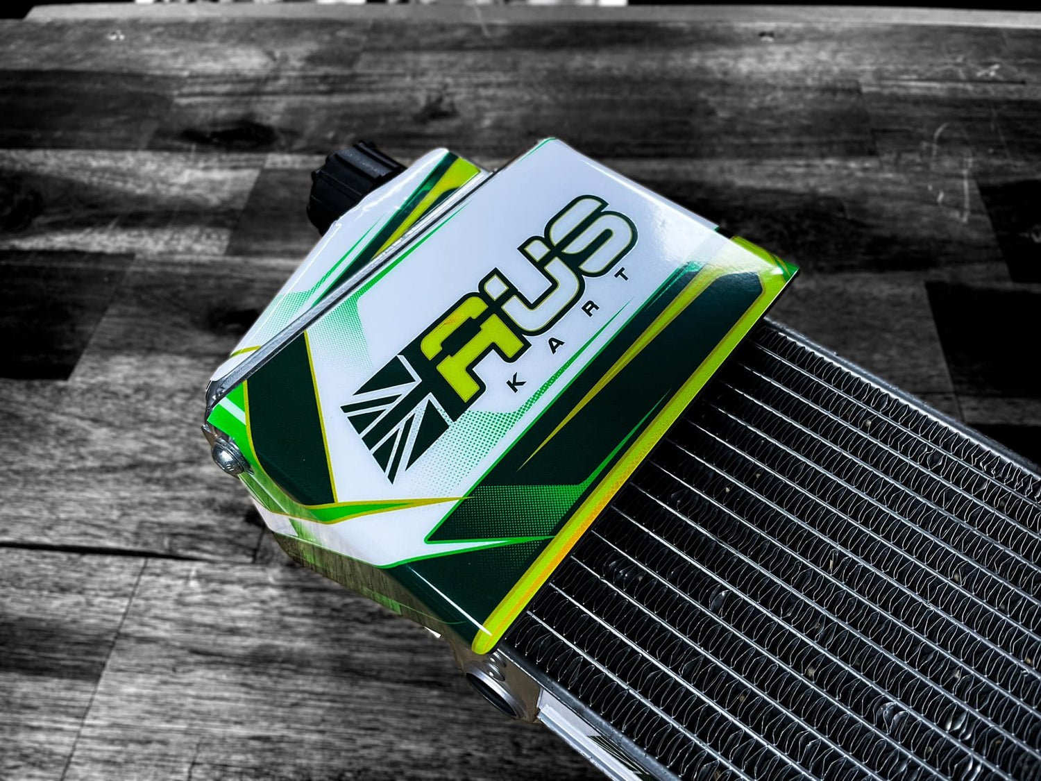 Custom Rotax Evo Max Radiator stickers – Five Lights Graphics