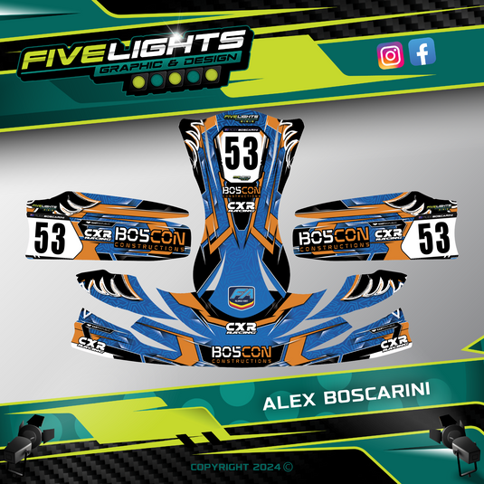 CXR RACING - ALEX BOSCARINI (CHROME REPRINT)