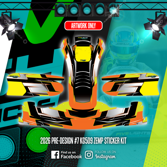 2026 PRE-DESIGN 7 KG509 ZEMP STICKER KIT (ARTWORK ONLY)