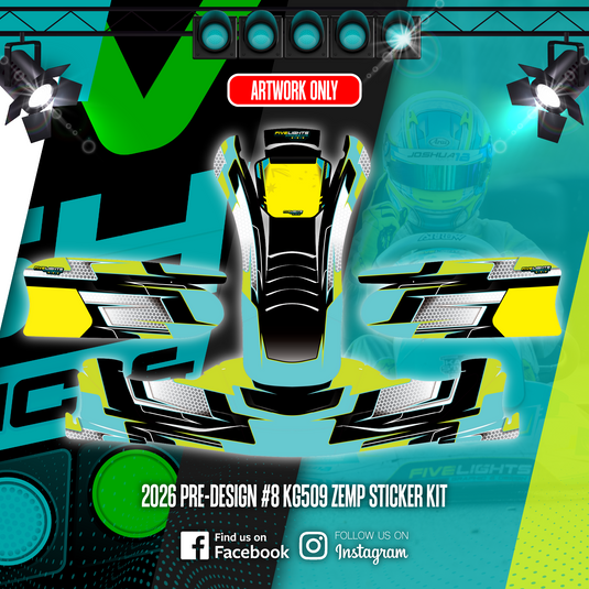 2026 PRE-DESIGN 8 KG509 ZEMP STICKER KIT (ARTWORK ONLY)