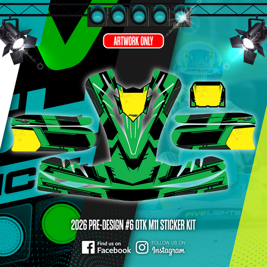 2026 PRE-DESIGN 6 OTK M11 STICKER KIT (ARTWORK ONLY)