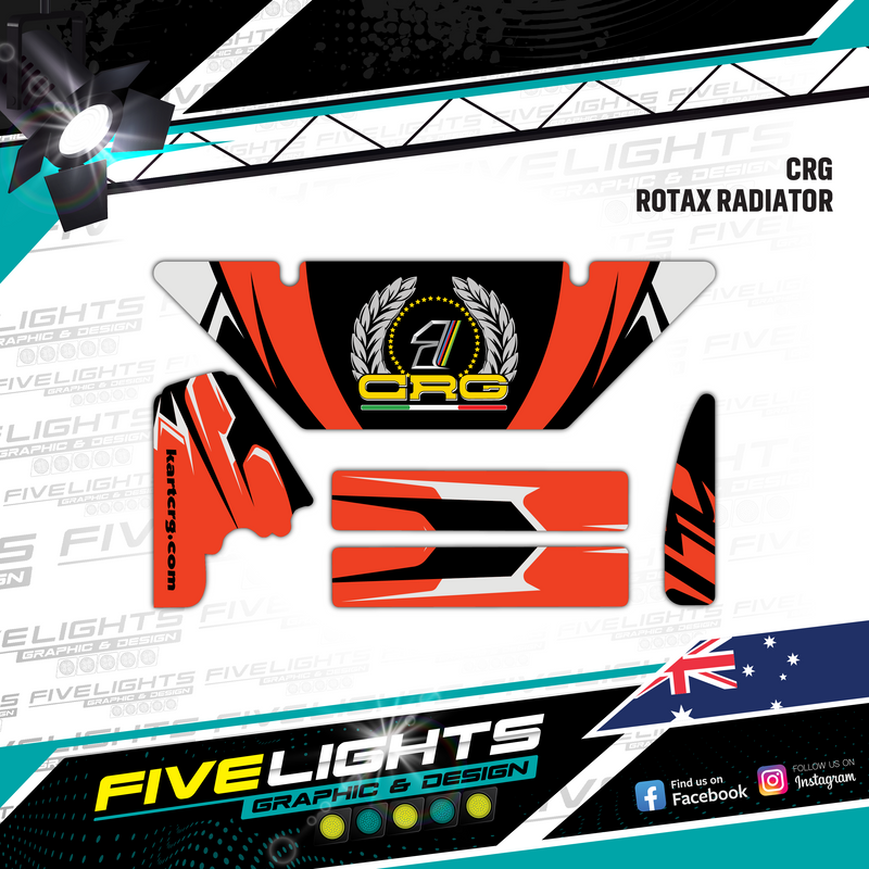 Load image into Gallery viewer, Custom Rotax Evo Max Radiator stickers
