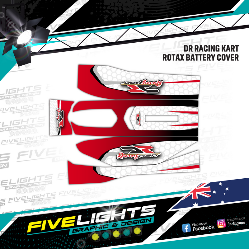 Load image into Gallery viewer, Custom Rotax Max Battery Cover Stickers
