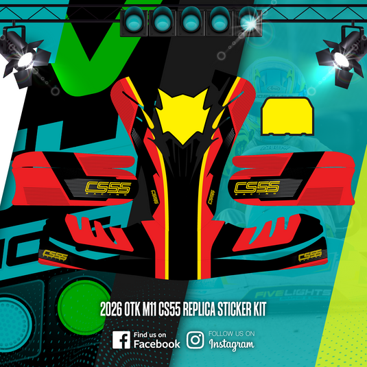 OTK M11 CS55 REPLICA STICKER KIT