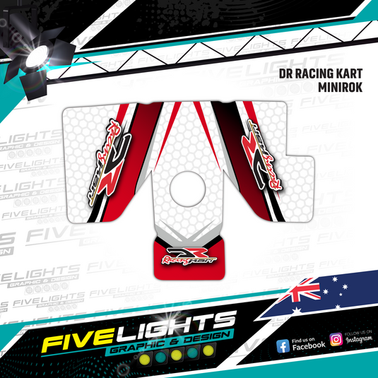 DR KART MiniRok Replica Airbox Sticker