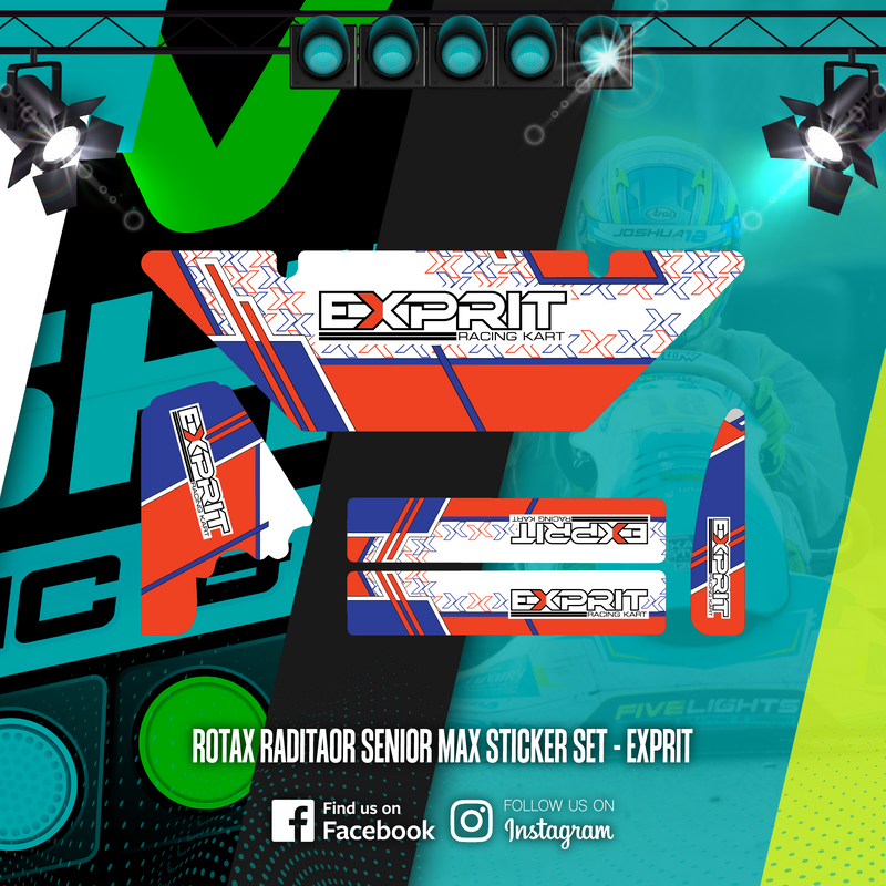 Load image into Gallery viewer, Custom Rotax Evo Max Radiator stickers
