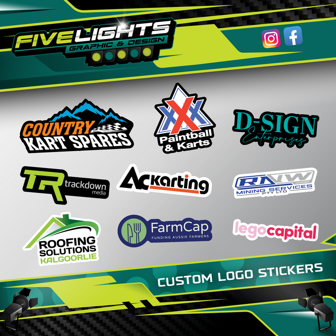 Custom Logo Stickers