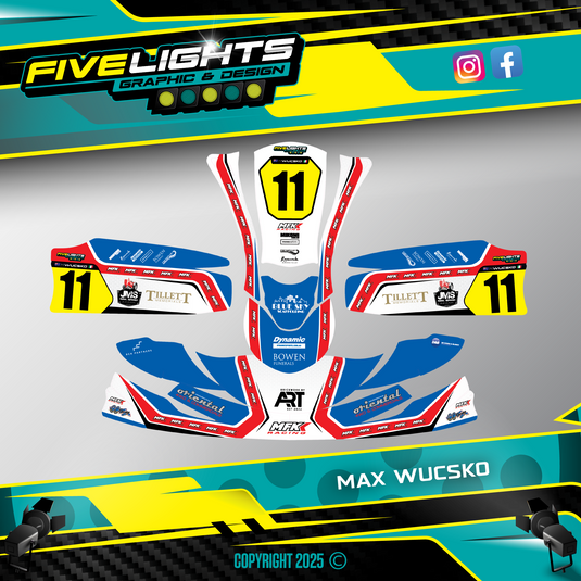 MFK RACING 2025 -  MAX WUCSKO (REPRINT)