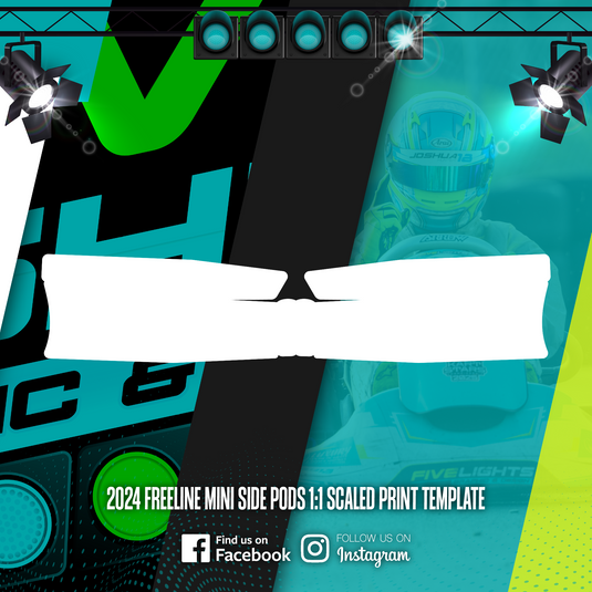 Print Template - 2024 FREELINE MINI SIDE PODS Template