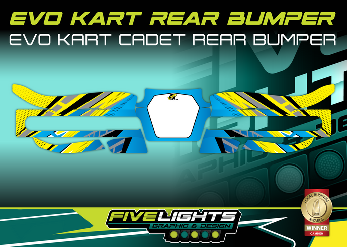 EVO KART AUSTRALIA - MK20 CADET REAR BUMPER STICKER SET