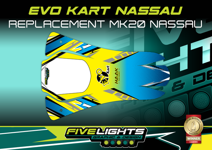 EVO KART AUSTRALIA - REPLACEMENT MK20 NASSAU STICKERS