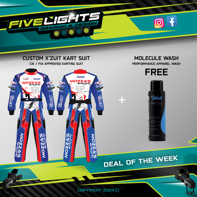 DEAL OF THE WEEK #2 - CUSTOM X'ZUIT KART SUIT + MOLECULE WASH