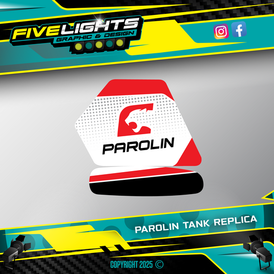 Parolin Fuel Tank Replica Stickers (SET)