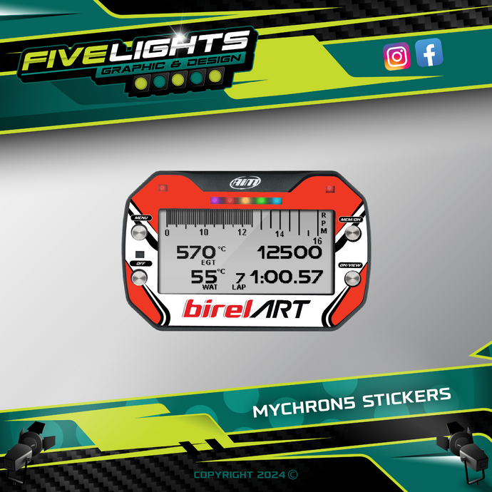 Birel ART Replica MyChron5 Sticker