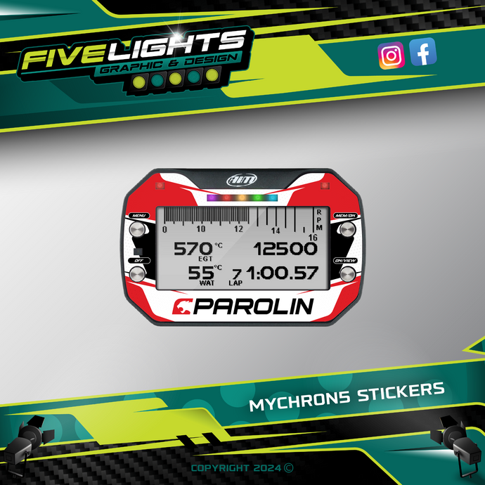 Parolin Replica MyChron5 Sticker