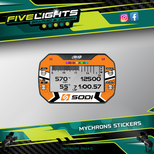 SODI Replica MyChron5 Sticker