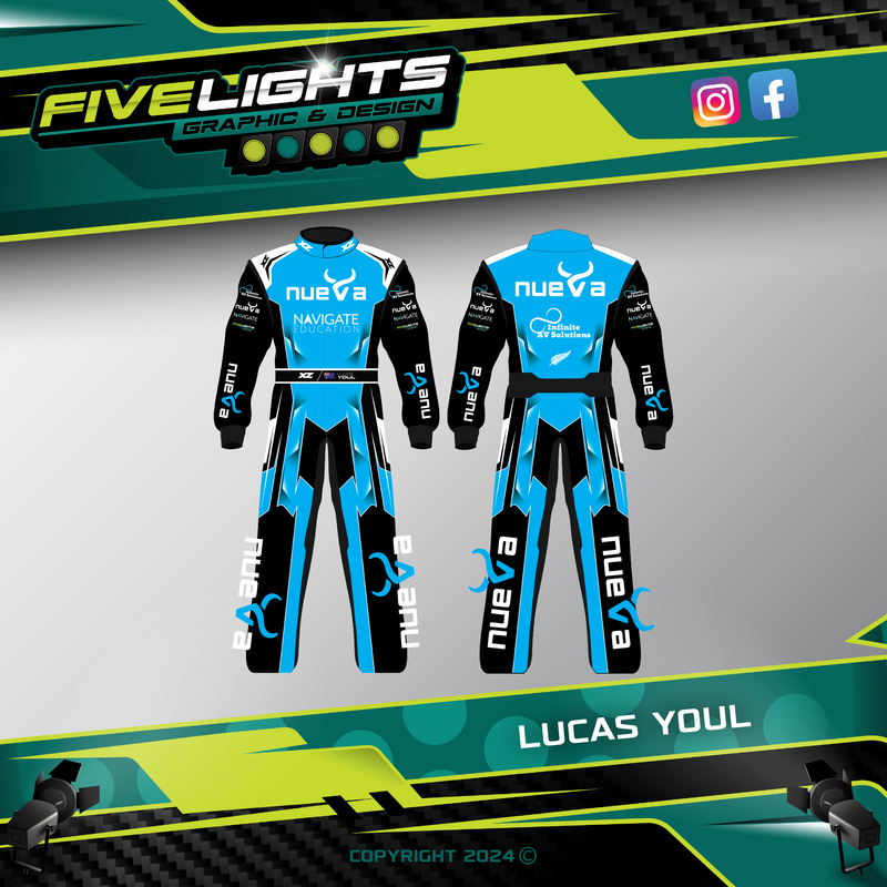 Load image into Gallery viewer, Custom X&#39;ZUIT CIK level 2 Approved Karting Suits
