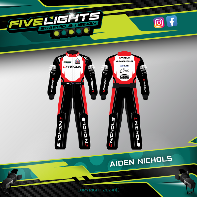 Load image into Gallery viewer, Custom X&#39;ZUIT CIK level 2 Approved Karting Suits
