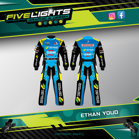 Custom X'ZUIT CIK level 2 Approved Karting Suits