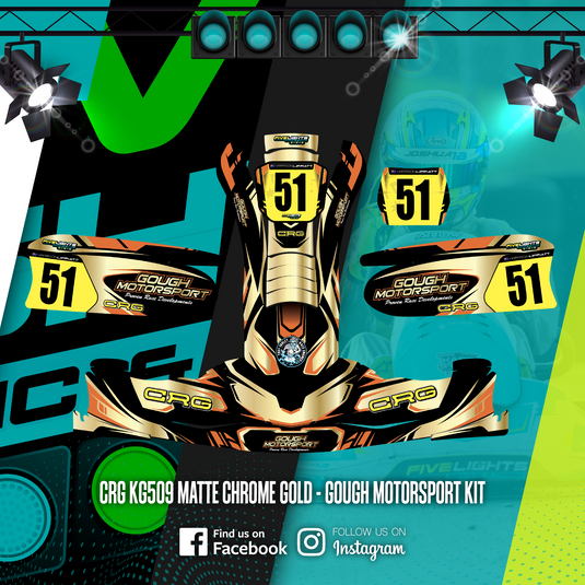 CRG KG509 MATTE CHROME GOLD - GOUGH MOTORSPORT KIT