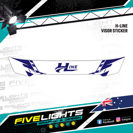 CUSTOM VISOR STICKERS