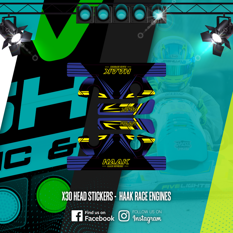 Load image into Gallery viewer, CUSTOM X30 ENGINE HEAD STICKER
