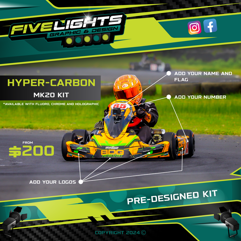 Load image into Gallery viewer, PRE DESIGNED STICKER KIT - MK20 HYPER-CARBON
