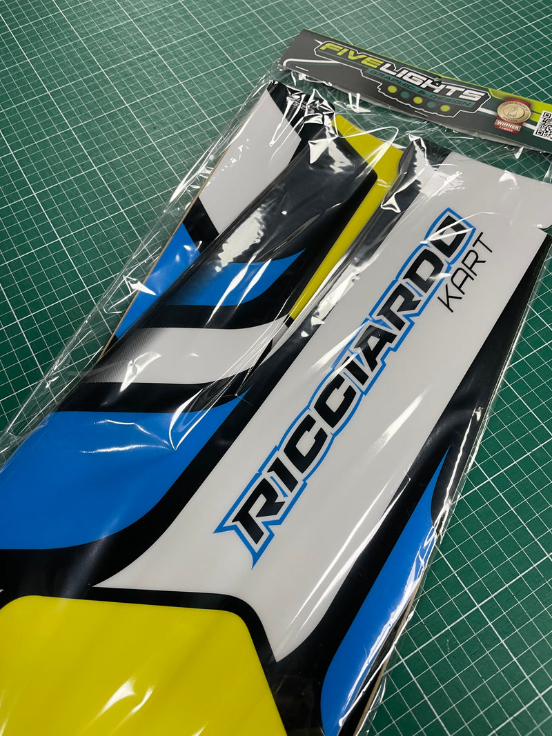 Load image into Gallery viewer, EOFY 2025 - RICCIARDO KART SIDE POD STICKER SET
