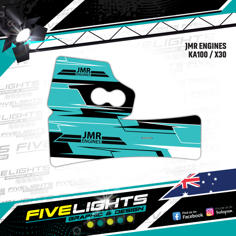 Load image into Gallery viewer, Custom IAME KA100 / X30 Airbox Stickers
