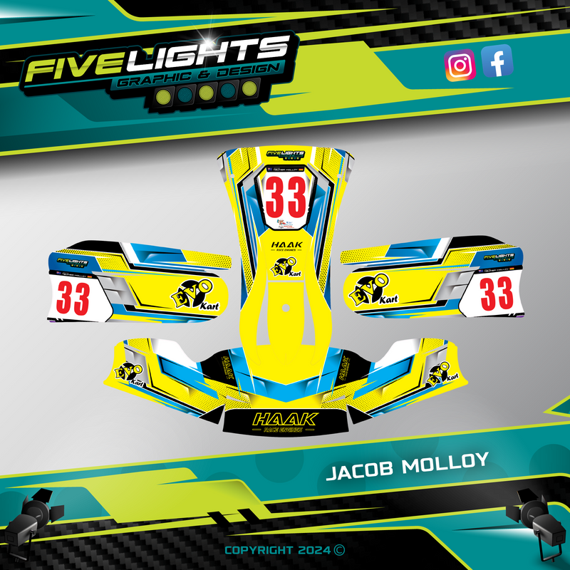 Load image into Gallery viewer, EVO KART - JACOB MOLLOY (REPRINT)
