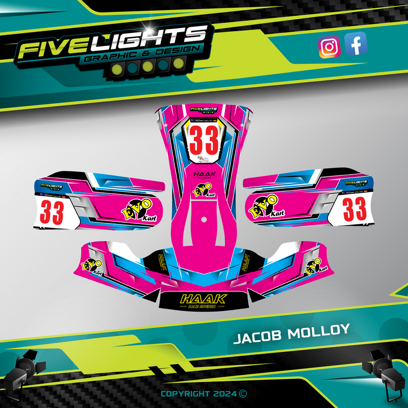 Load image into Gallery viewer, EVO KART - JACOB MOLLOY (REPRINT)
