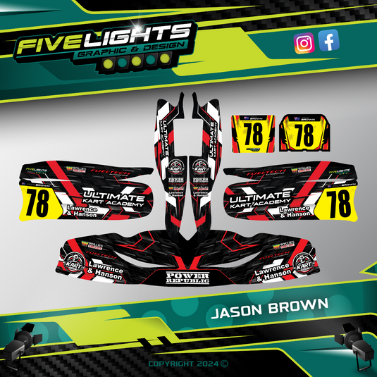 Custom Kart Sticker Kits