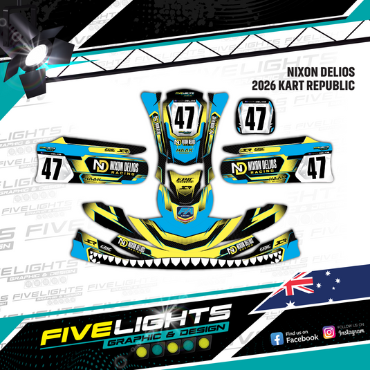 Custom Kart Sticker Kits