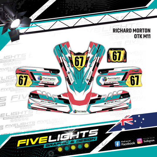 Custom Kart Sticker Kits