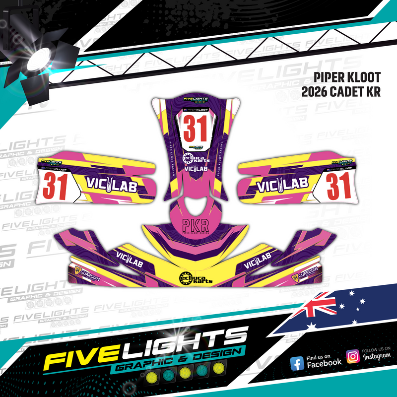 Load image into Gallery viewer, Custom Kart Sticker Kits
