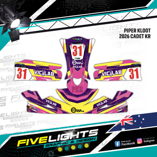 Custom Kart Sticker Kits