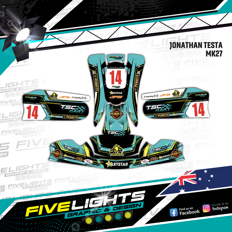Load image into Gallery viewer, Custom Kart Sticker Kits

