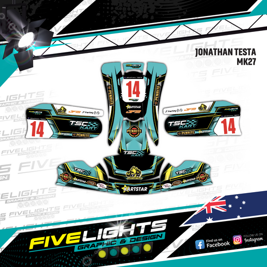 Custom Kart Sticker Kits