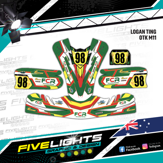 Custom Kart Sticker Kits