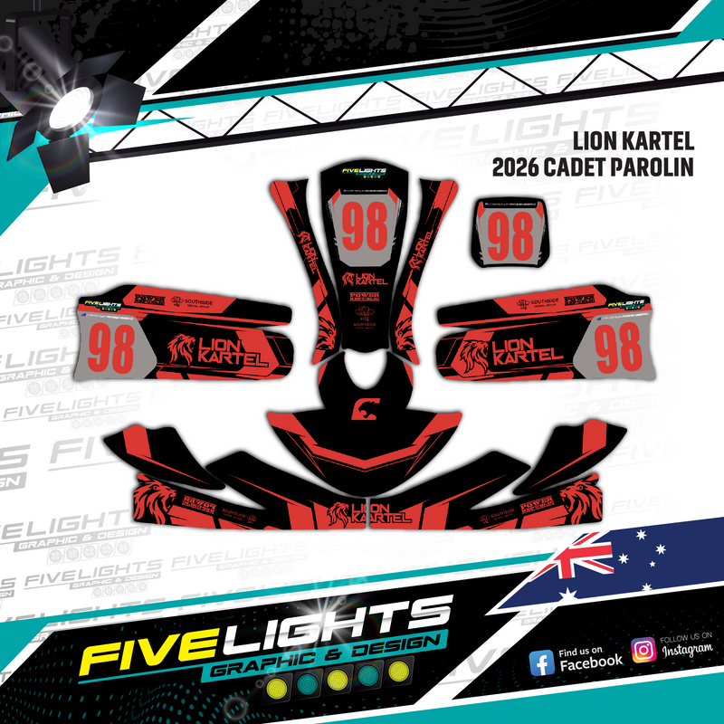 Load image into Gallery viewer, Custom Kart Sticker Kits
