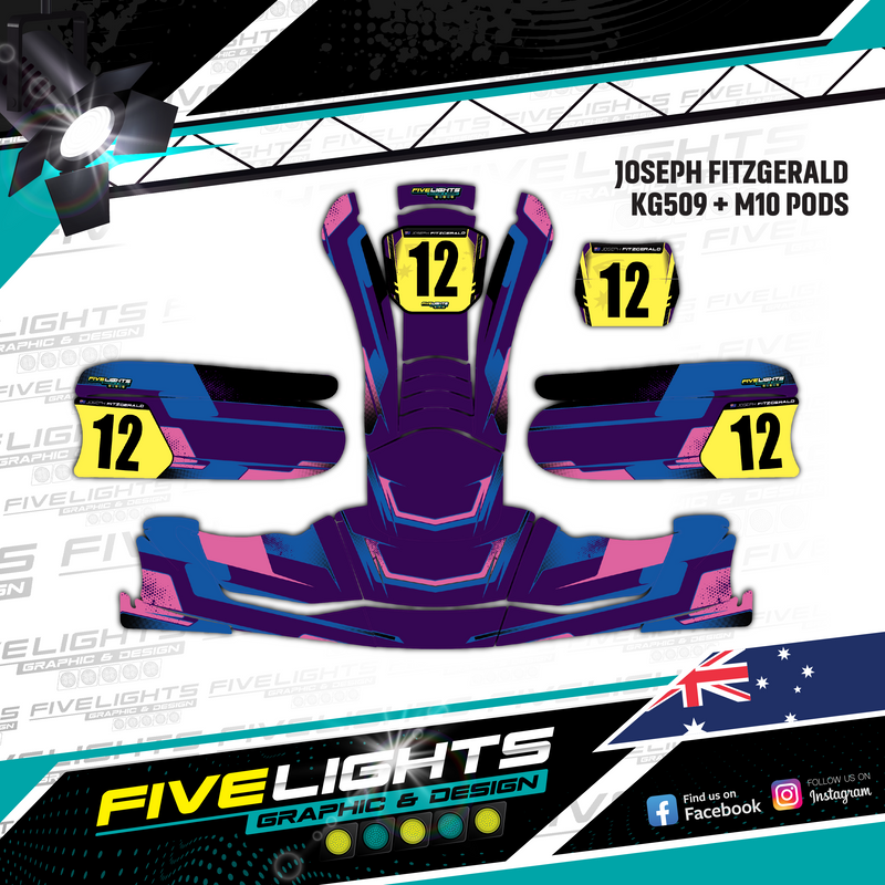 Load image into Gallery viewer, Custom Kart Sticker Kits
