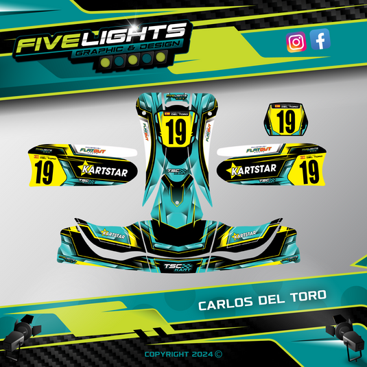 TSC KART - CARLOS DEL TORO (REPRINT)