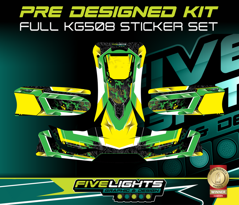 Load image into Gallery viewer, PRE DESIGNED STICKER KIT - KG508 HYPERCAMO
